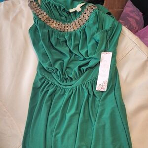 Elegant Green Midi Dress
